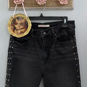 Levi’s Mile High Super Skinny Jeans with Rhinestones